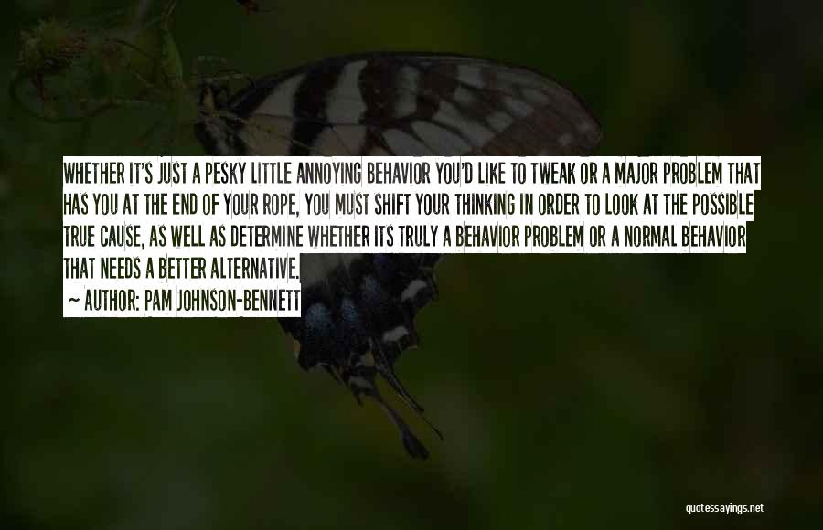 Animal Behavior Quotes By Pam Johnson-Bennett