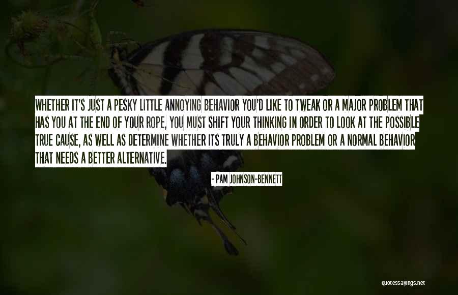 Animal Behavior Quotes By Pam Johnson-Bennett