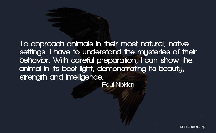 Animal Behavior Quotes By Paul Nicklen