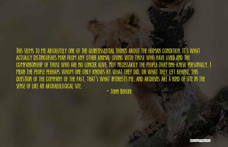 Animal Companionship Quotes By John Berger Animal Companionship Quotes By John Berger