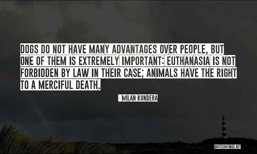 Animal Death Quotes By Milan Kundera