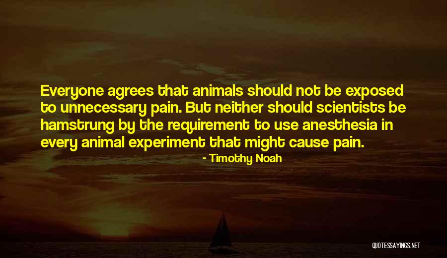 Animal Experiment Quotes By Timothy Noah Animal Experiment Quotes By Timothy Noah