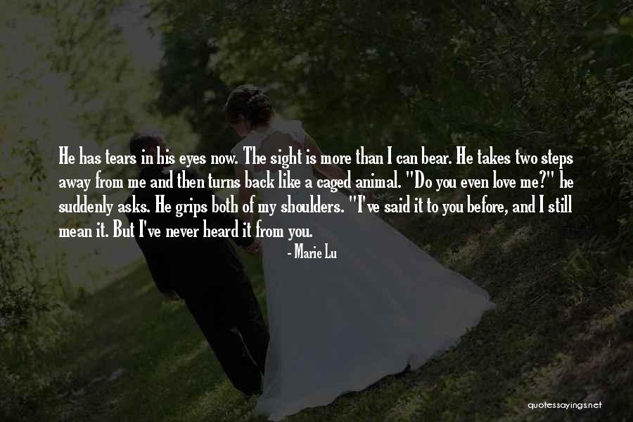 Animal Eyes Quotes By Marie Lu Animal Eyes Quotes By Marie Lu