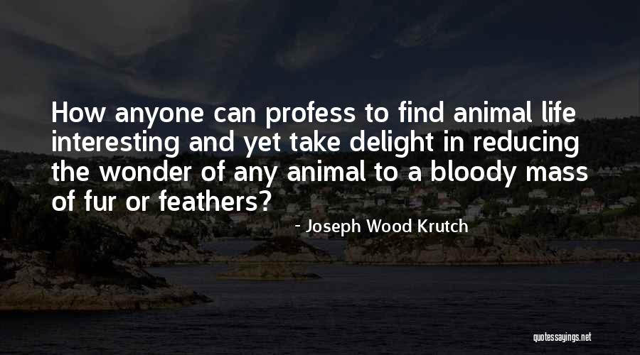 Animal Fur Quotes By Joseph Wood Krutch Animal Fur Quotes By Joseph Wood Krutch