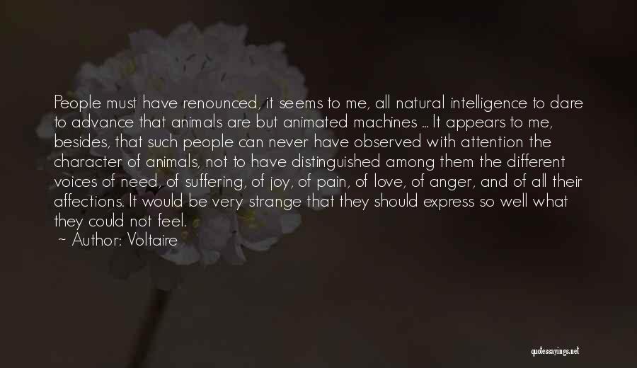 Animal Joy Quotes By Voltaire