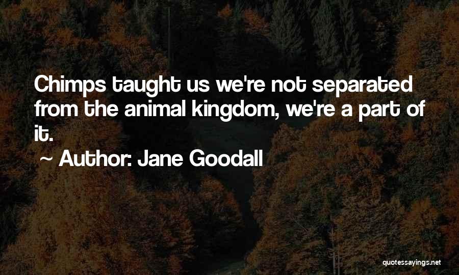 Animal Kingdom Quotes By Jane Goodall