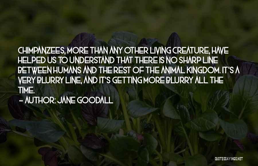 Animal Kingdom Quotes By Jane Goodall