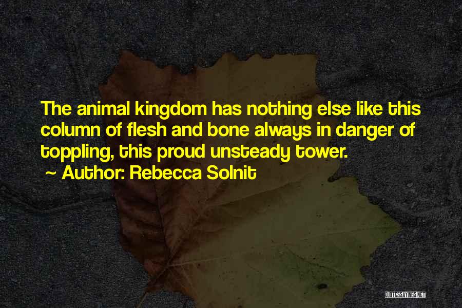 Animal Kingdom Quotes By Rebecca Solnit