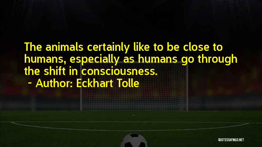 Animal Like Humans Quotes By Eckhart Tolle