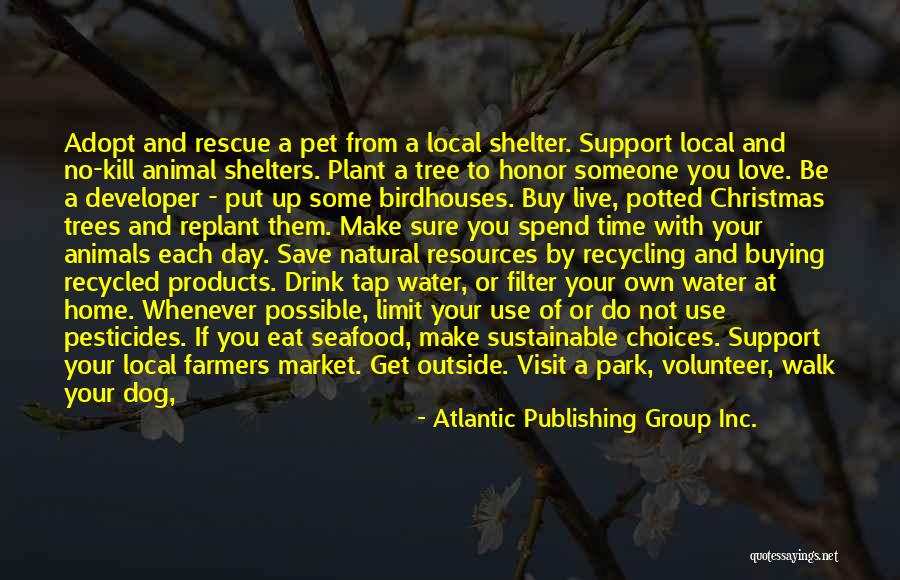 Animal Rescue Volunteer Quotes By Atlantic Publishing Group Inc.