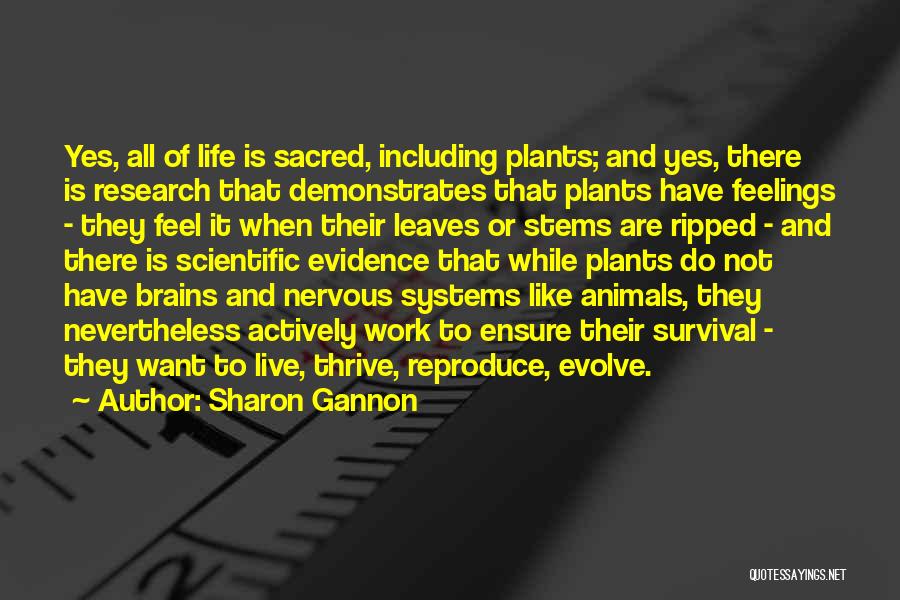 Animal Research Quotes By Sharon Gannon