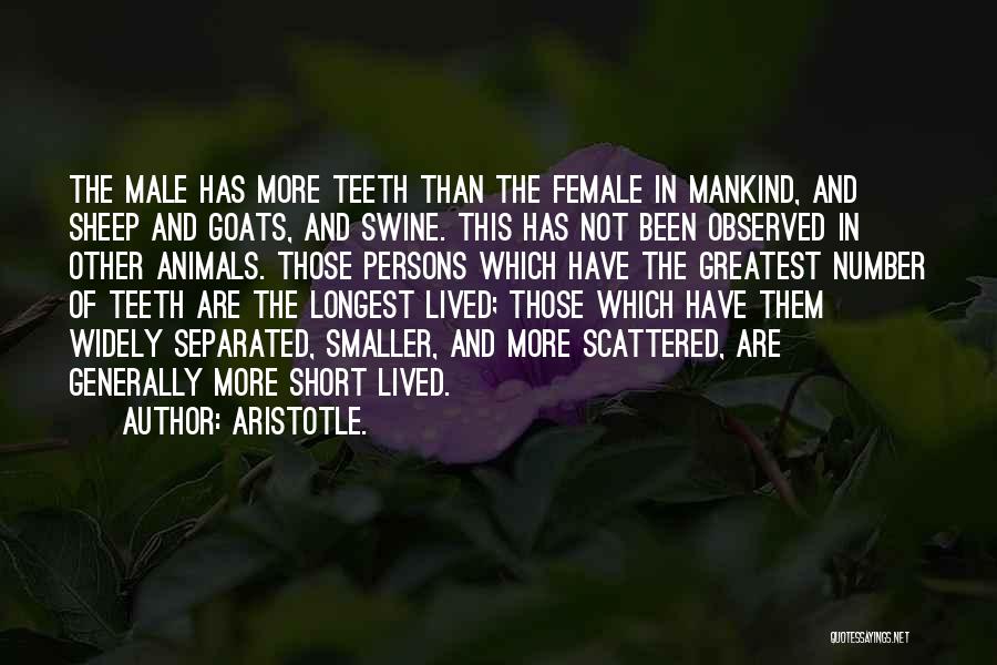 Animal Science Quotes By Aristotle.