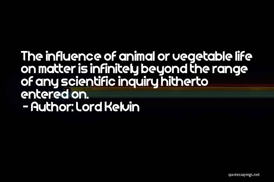 Animal Science Quotes By Lord Kelvin