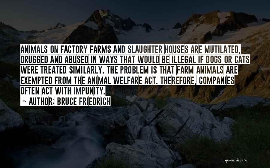 Animal Slaughter Quotes By Bruce Friedrich
