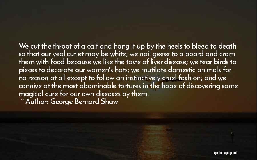 Animal Slaughter Quotes By George Bernard Shaw