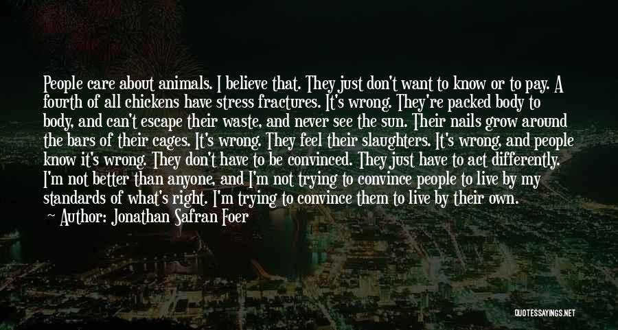 Animal Slaughter Quotes By Jonathan Safran Foer