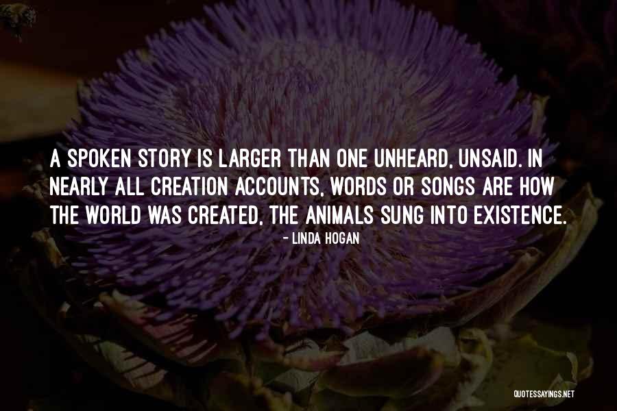 Animal Song Quotes By Linda Hogan Animal Song Quotes By Linda Hogan