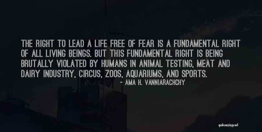 Animal Testing Quotes By Ama H. Vanniarachchy