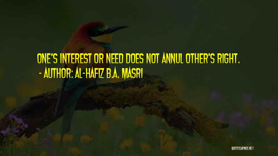 Animal Welfare Quotes By Al-Hafiz B.A. Masri