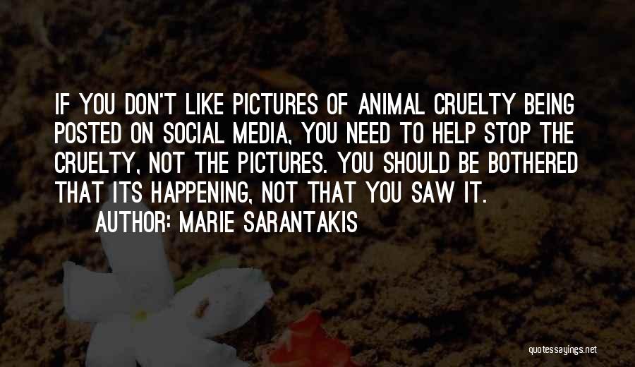 Animal Welfare Quotes By Marie Sarantakis