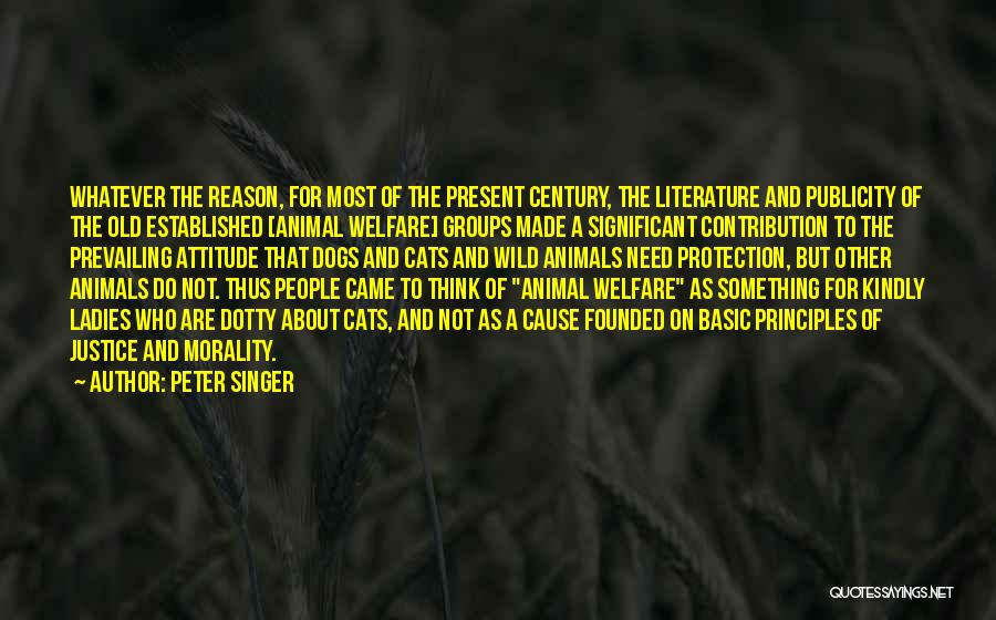 Animal Welfare Quotes By Peter Singer