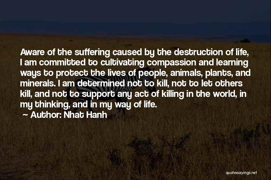 Animals And Compassion Quotes By Nhat Hanh