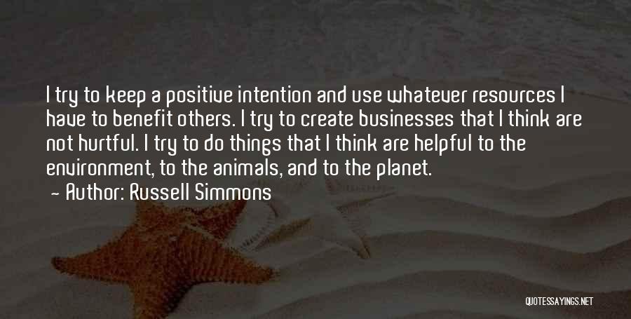 Animals And Environment Quotes By Russell Simmons