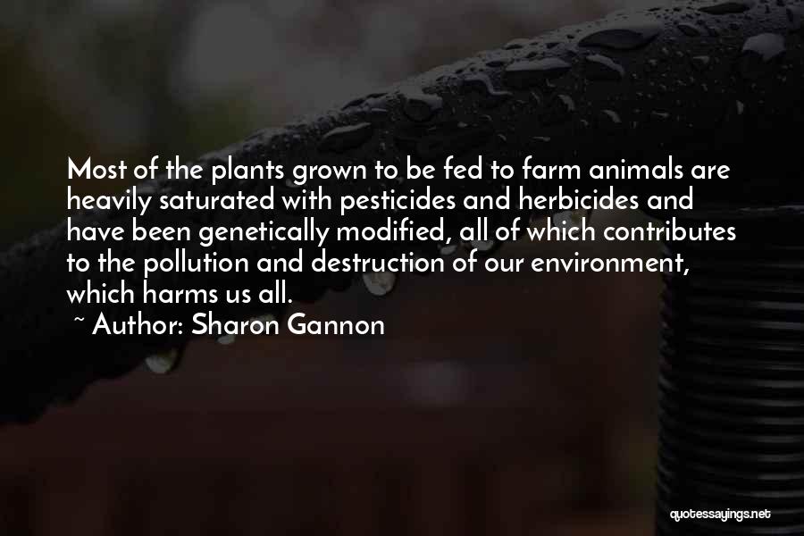 Animals And Environment Quotes By Sharon Gannon