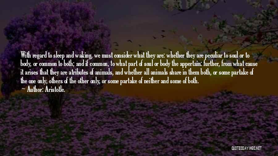 Animals And Soul Quotes By Aristotle.