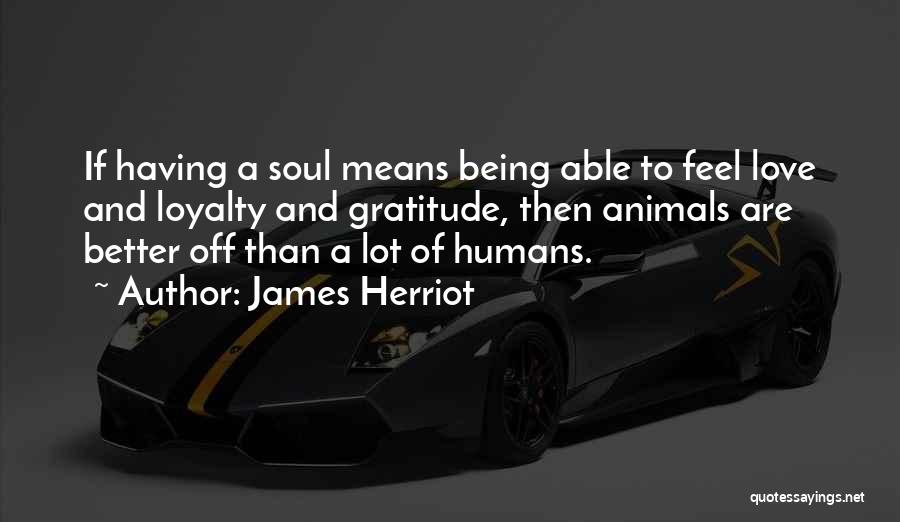 Animals And Soul Quotes By James Herriot