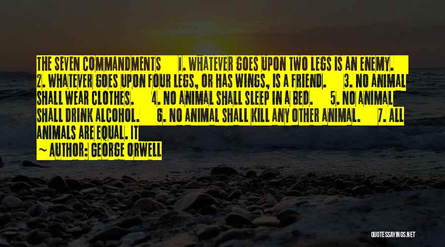 Animals Are Equal Quotes By George Orwell
