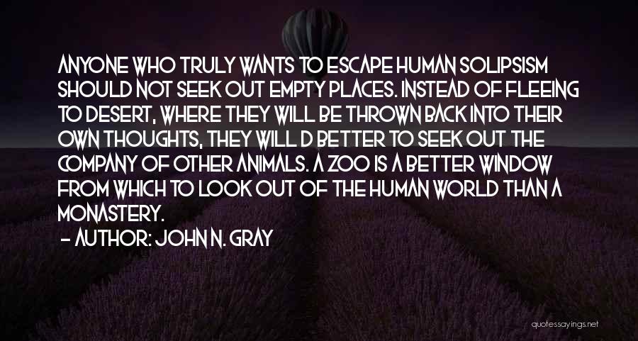 Animals Extinction Quotes By John N. Gray