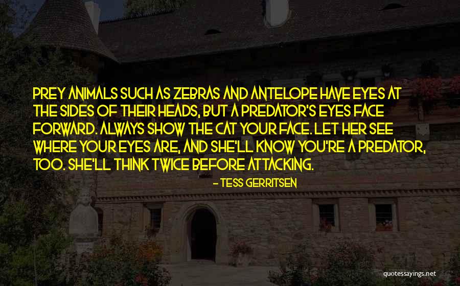 Animals Eyes Quotes By Tess Gerritsen