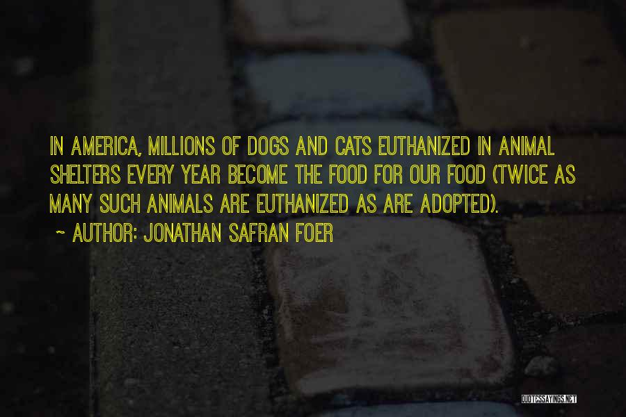 Animals In Shelters Quotes By Jonathan Safran Foer
