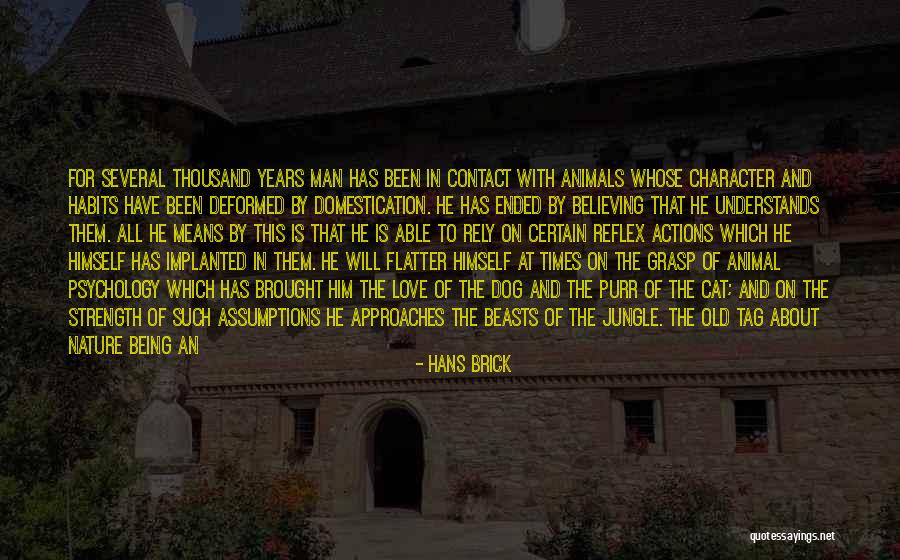 Animals In The Circus Quotes By Hans Brick