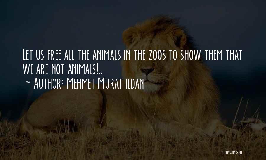 Animals In Zoos Quotes By Mehmet Murat Ildan