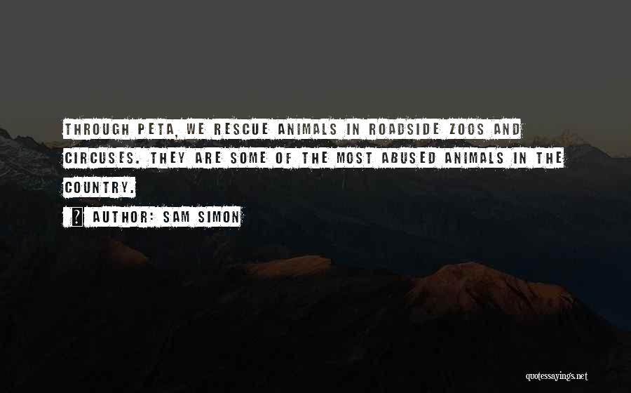 Animals In Zoos Quotes By Sam Simon