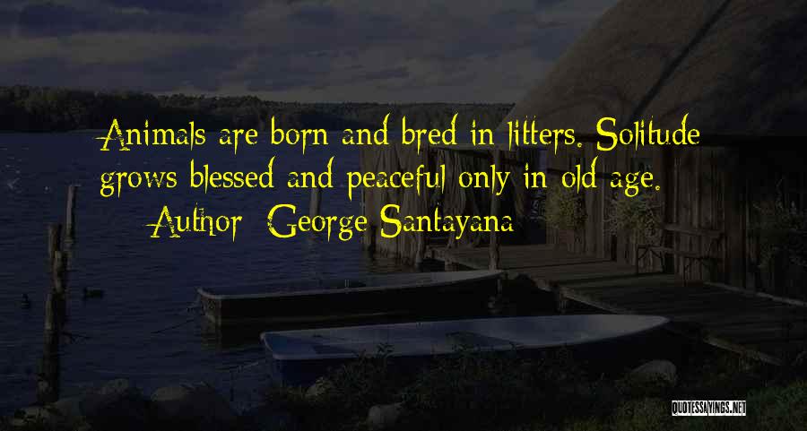 Animals Just Born Quotes By George Santayana