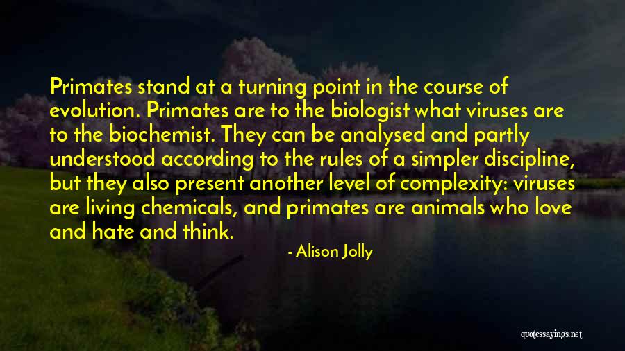 Animals Thinking Quotes By Alison Jolly Animals Thinking Quotes By Alison Jolly