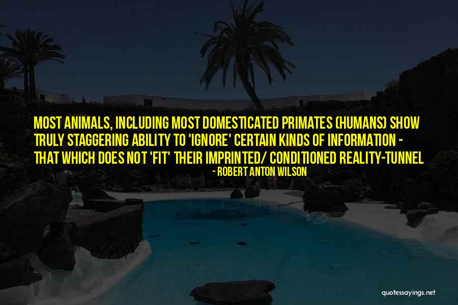 Animals Versus Humans Quotes By Robert Anton Wilson