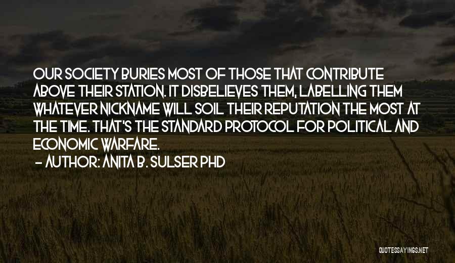 Anita B. Sulser PhD Quotes 1781634