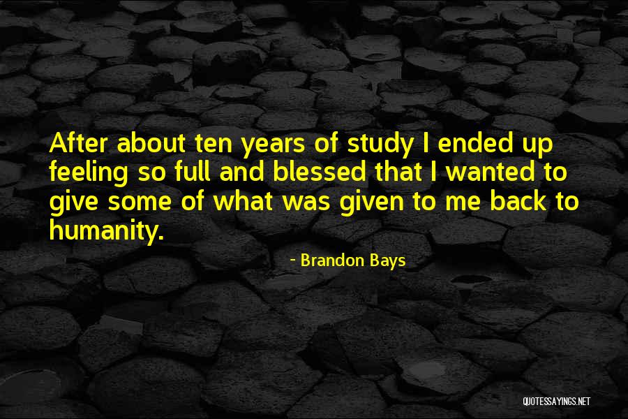 Anjuran Bersedekah Quotes By Brandon Bays