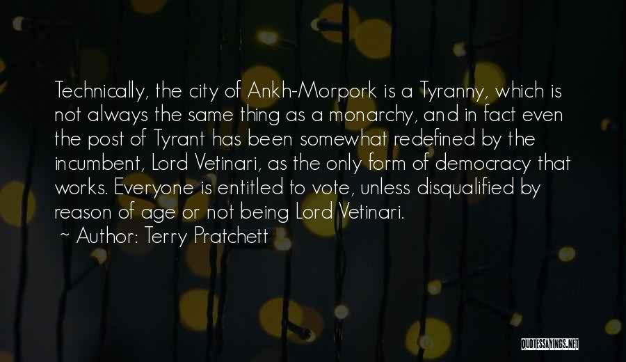 Ankh Morpork Quotes By Terry Pratchett