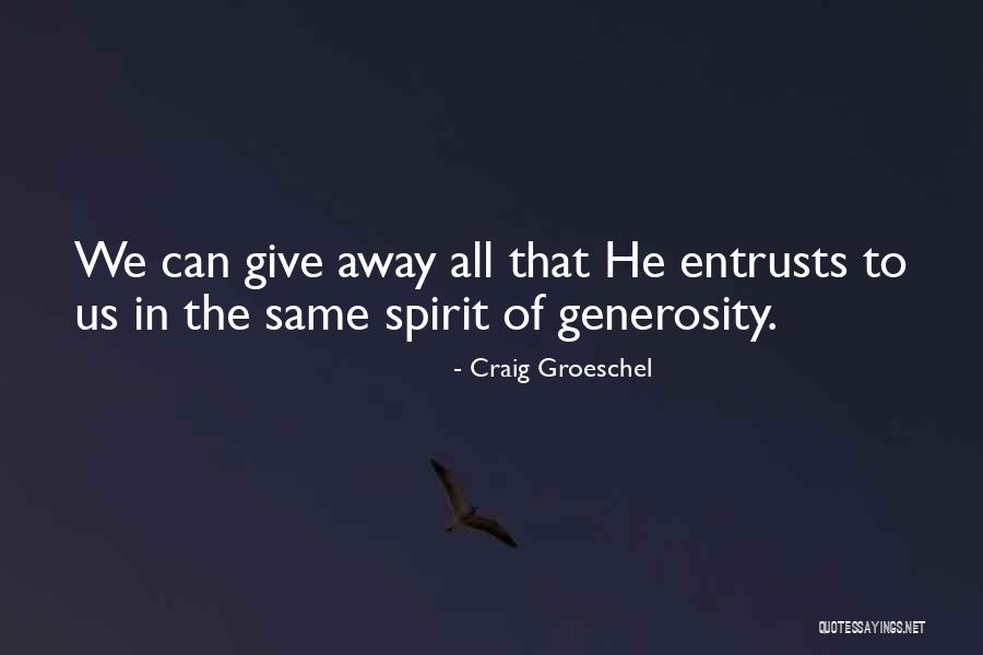 Anlagenabgang Quotes By Craig Groeschel