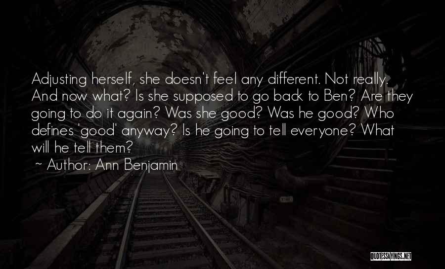 Ann Benjamin Quotes 999440