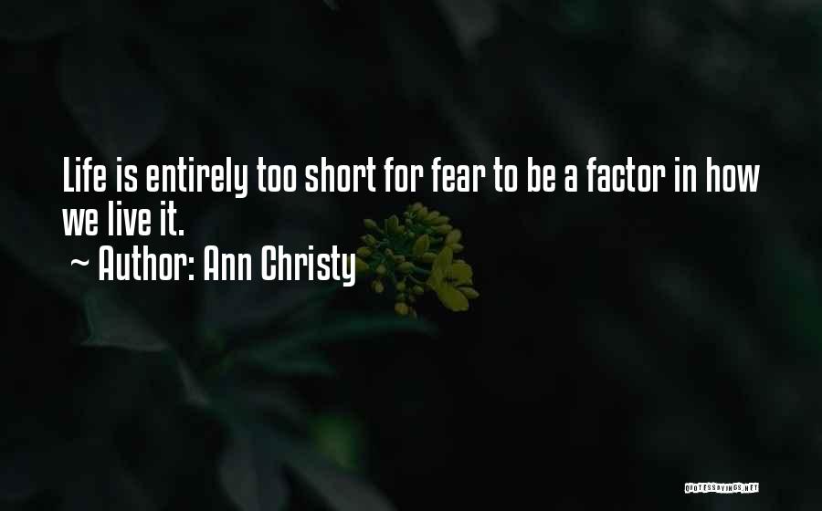 Ann Christy Quotes 1788831