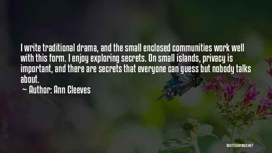 Ann Cleeves Quotes 392985