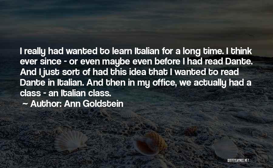 Ann Goldstein Quotes 1481392