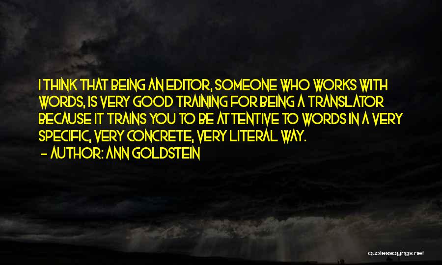 Ann Goldstein Quotes 2063013