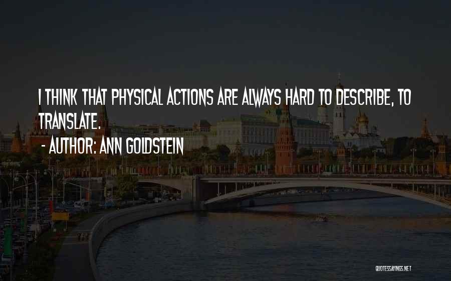 Ann Goldstein Quotes 740232